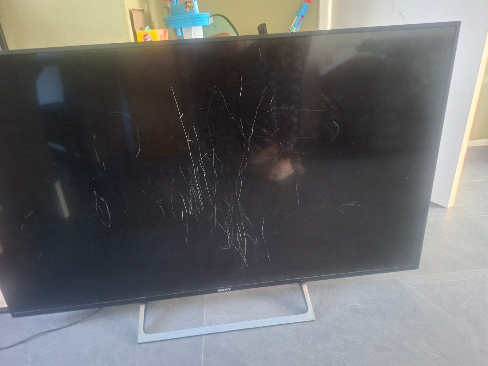 Sony tv zwart, Ophalen, 100 cm of meer, 50 Hz, Sony