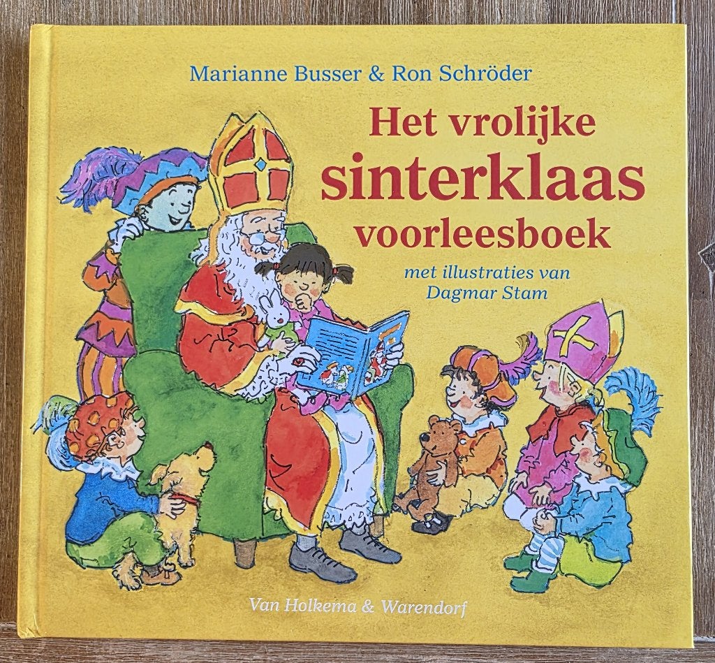 Het vrolijke Sinterklaas voorleesboek - Busser en Schroder, Fictie algemeen, Jongen of Meisje, Ophalen of Verzenden, Zo goed als nieuw