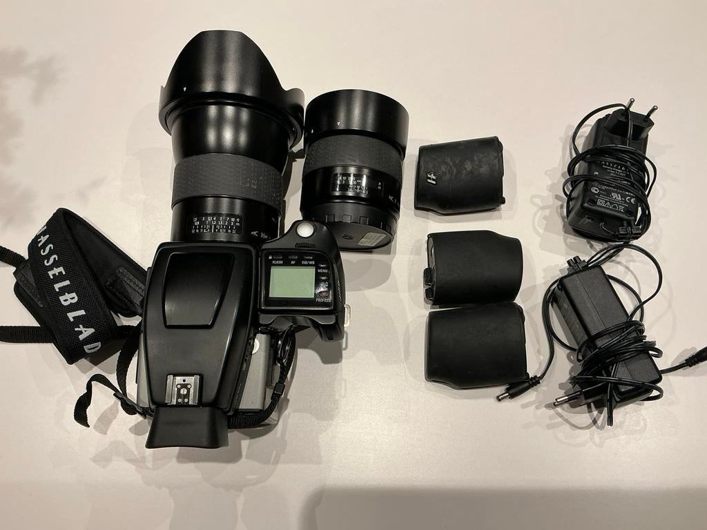 Hasselblad H5D-50 set met 35 & 80mm lenzen, direct inzetbaar, Gebruikt, Spiegelreflex, 50 Megapixel, Ophalen of Verzenden
