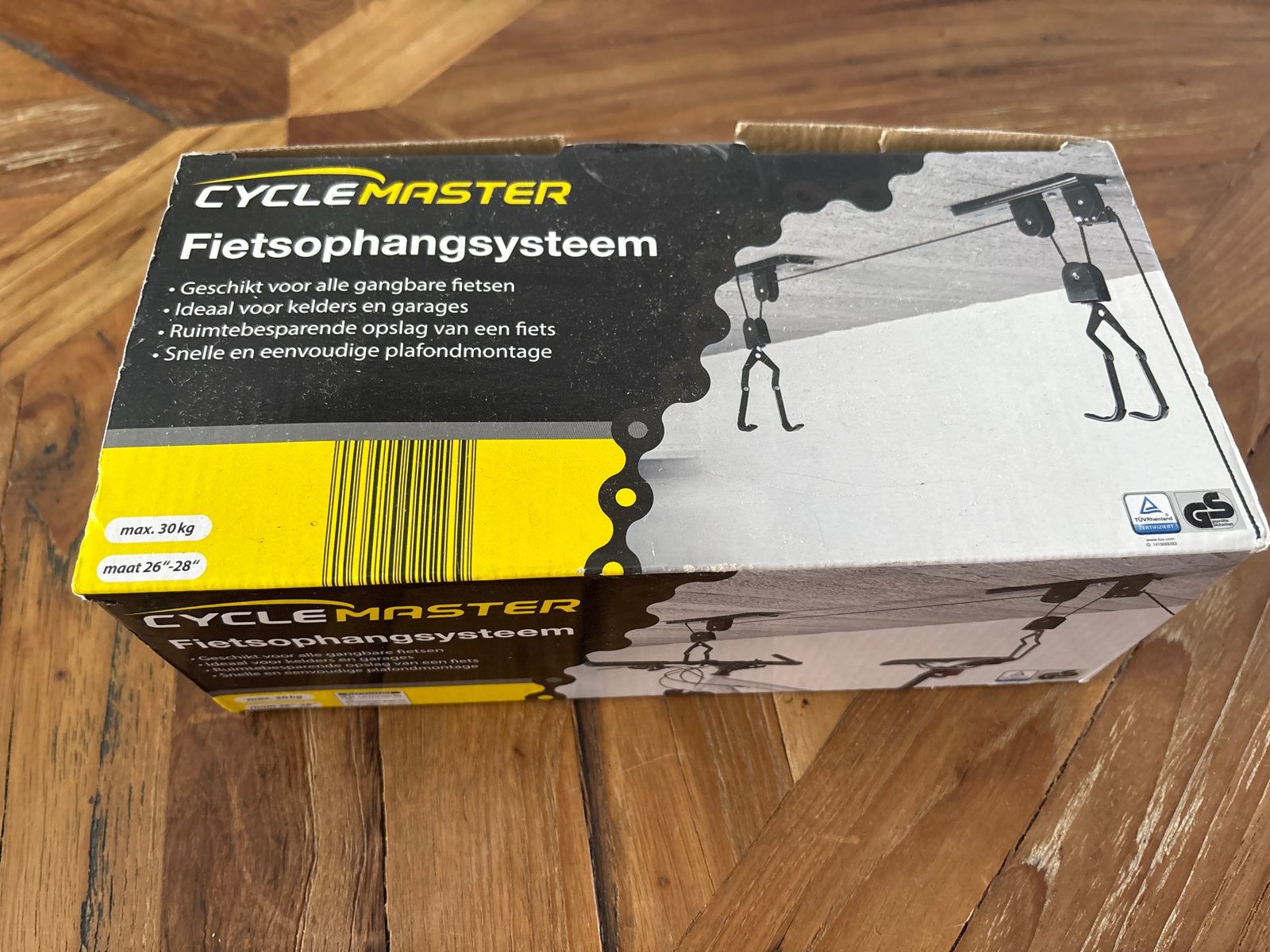 Cyclemaster Fietsophangsysteem - Ruimtebesparend, Ophalen of Verzenden, Nieuw