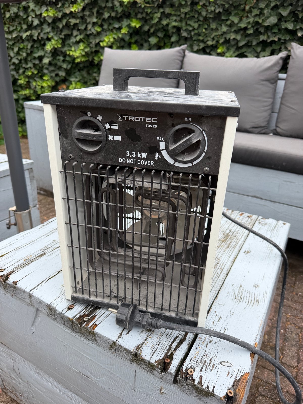 Trotec TDS 20 Bouw elektrische kachel 3.3 kW, Ophalen, Gebruikt, 800 watt of meer, Kachel