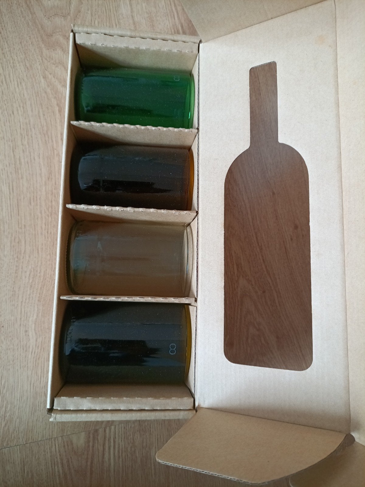 Wijnproeverij set - 4 flesjes in geschenkdoos, Ophalen of Verzenden