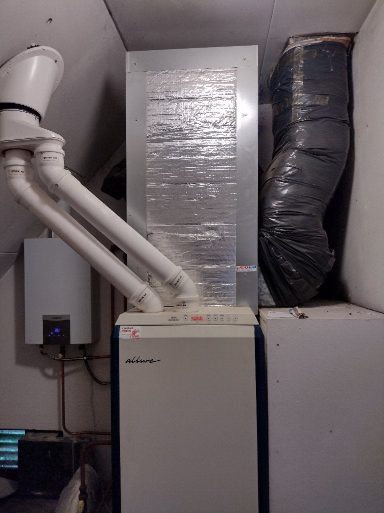 luchtverwarming Allure uit 2012, Ophalen, Gebruikt, Cv-ketel of Combi-ketel, 60 tot 150 cm
