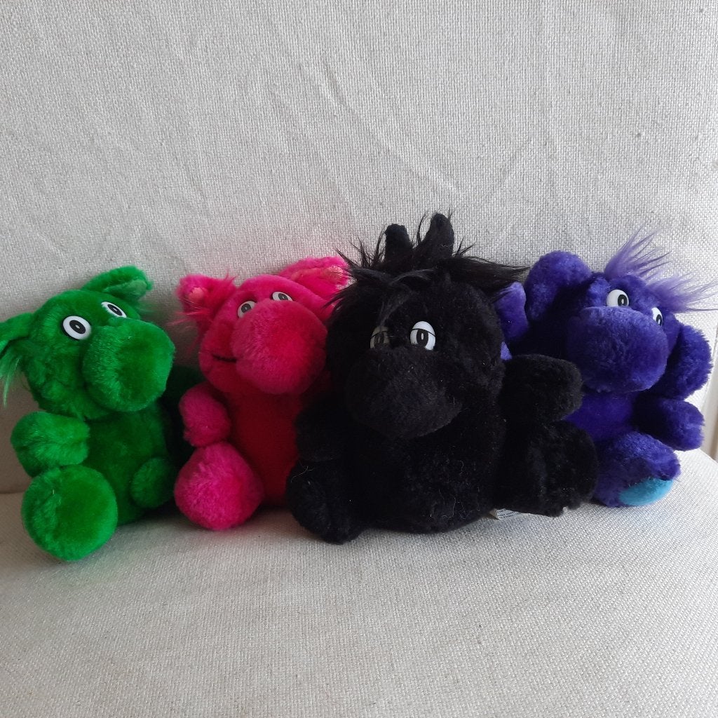 Kodak Kolorkins knuffels - 4 stuks - uit 1991 - nieuw -, Ophalen of Verzenden