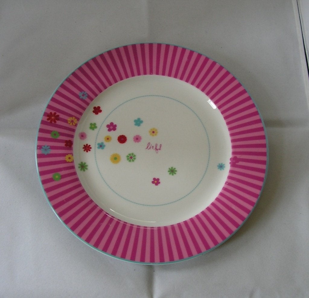 2 Dinerborden Lief, Huis en Inrichting, Keuken | Servies, Zo goed als nieuw, Bord(en), Overige stijlen, Aardewerk, Overige merken