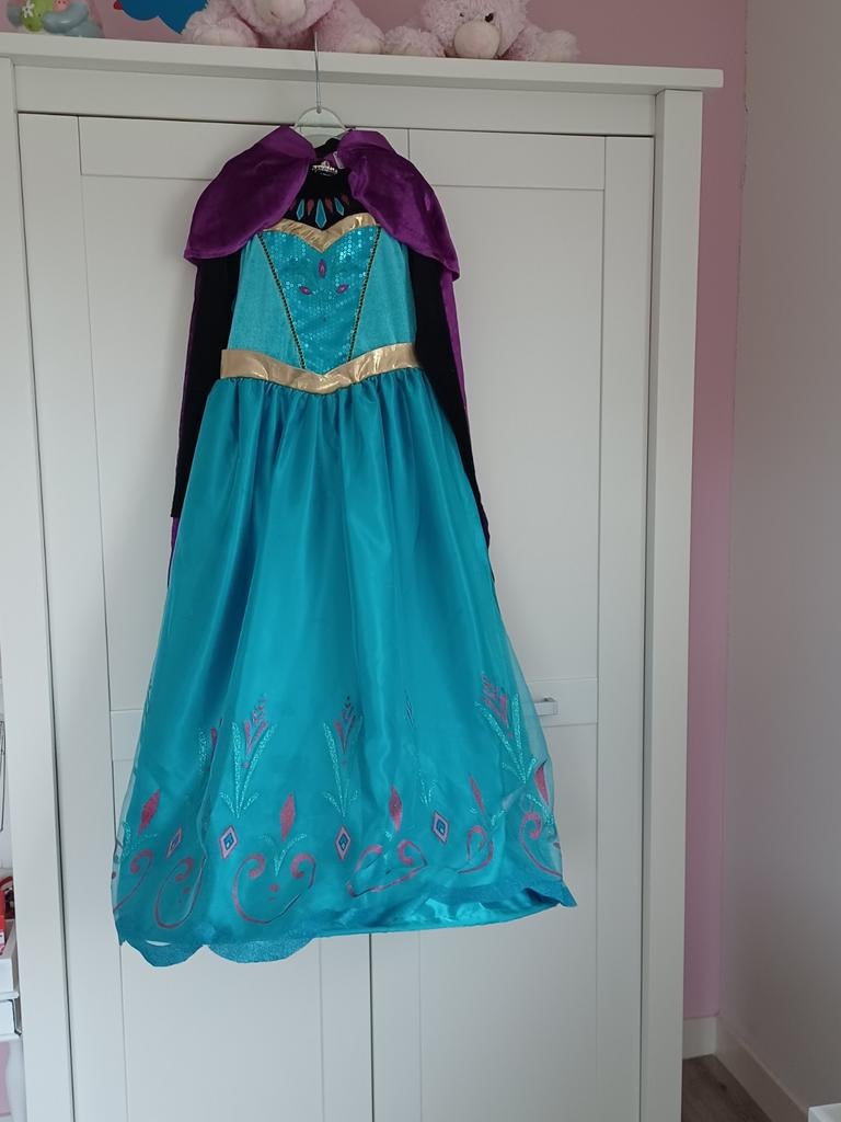Frozen elsa jurk maat 134 - 140 Disney, Ophalen of Verzenden, Zo goed als nieuw, 134 t/m 140, Meisje