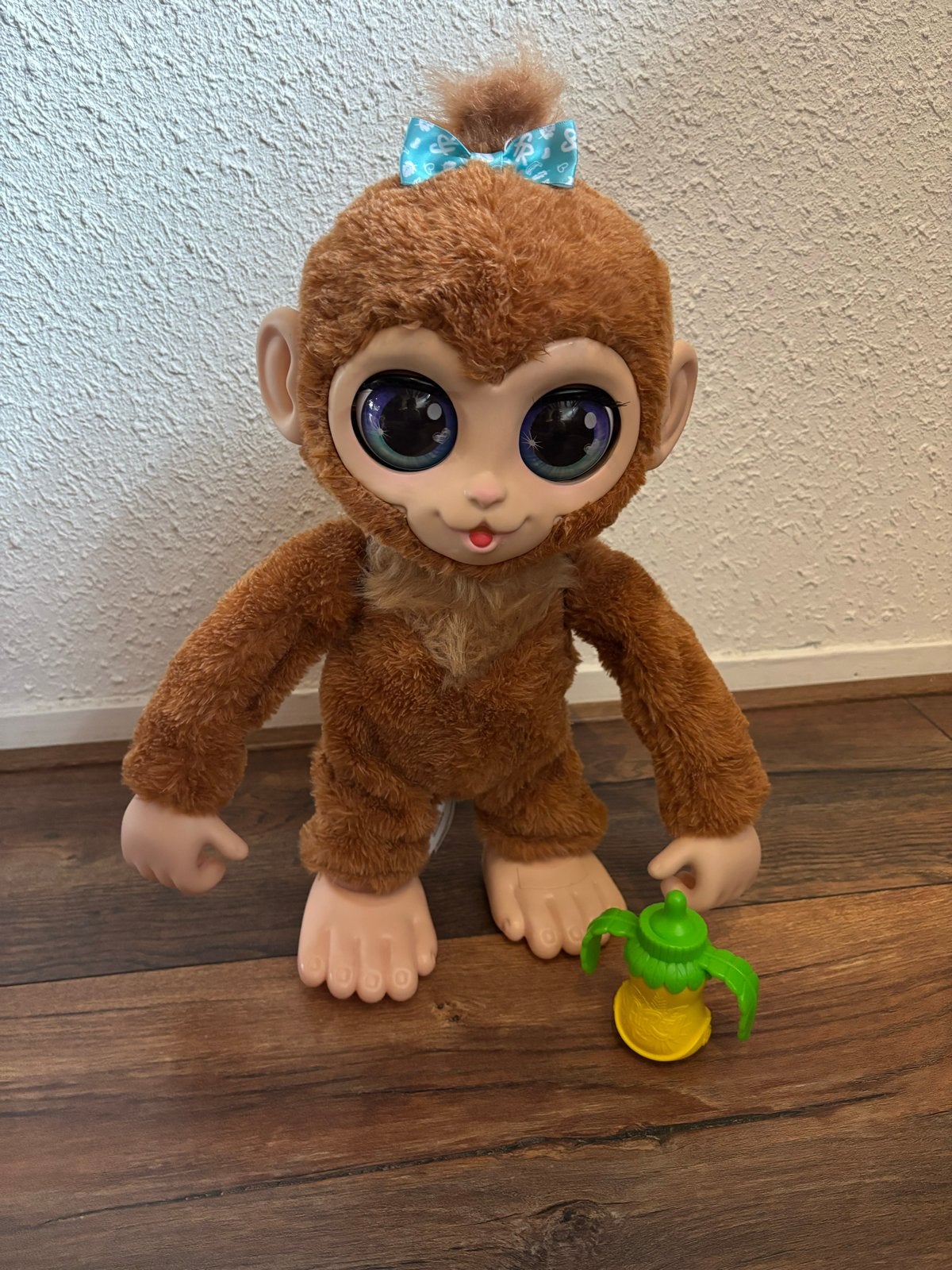 FurReal Friends aapje met geluid en beweging, Kinderen en Baby's, Speelgoed | Knuffels en Pluche, Zo goed als nieuw, Aap, Overige karakters