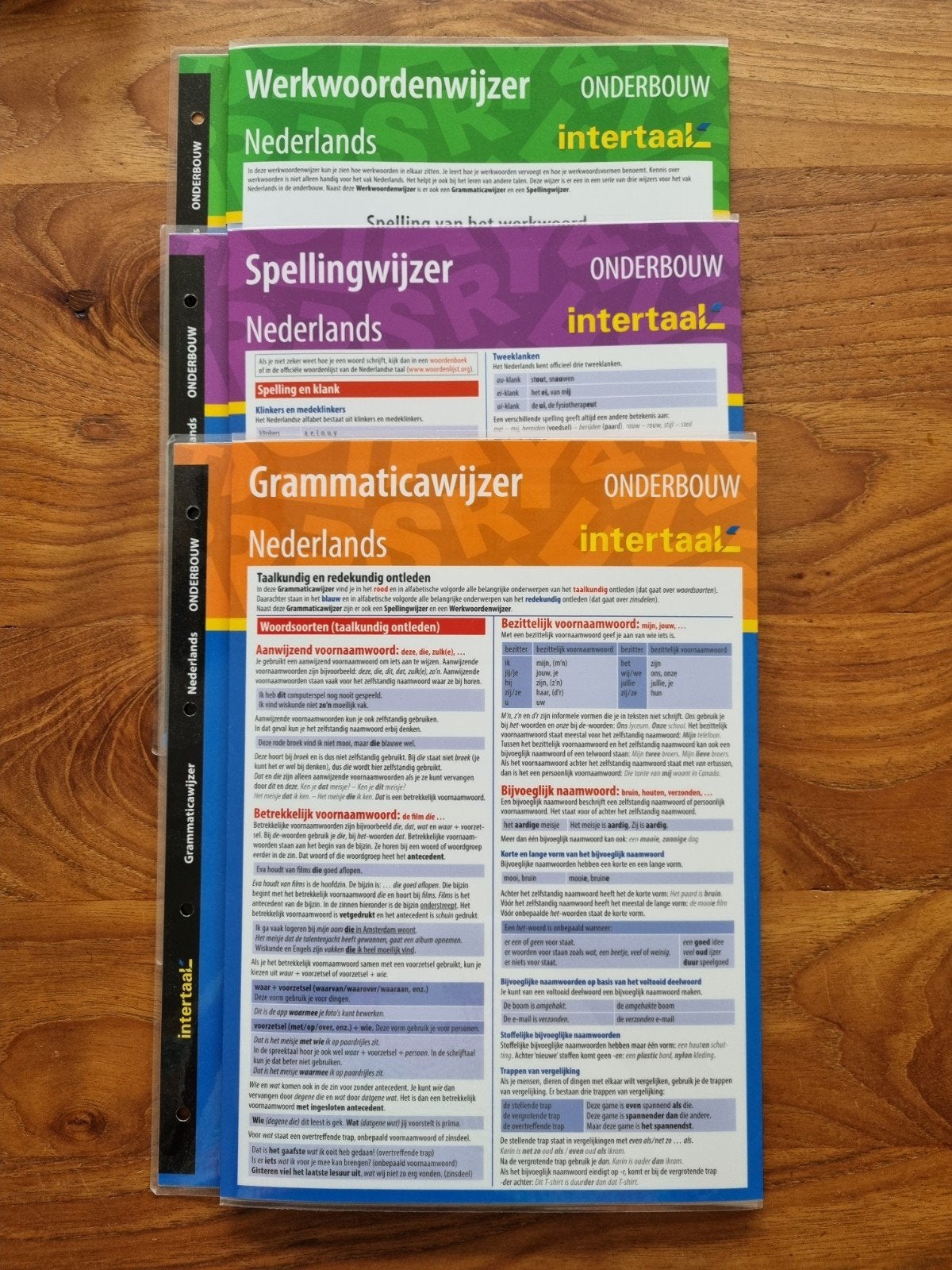 Intertaal Werkwoorden-, Spelling- & Grammaticawijzer, Ophalen of Verzenden, Zo goed als nieuw, MBO, Intertaal
