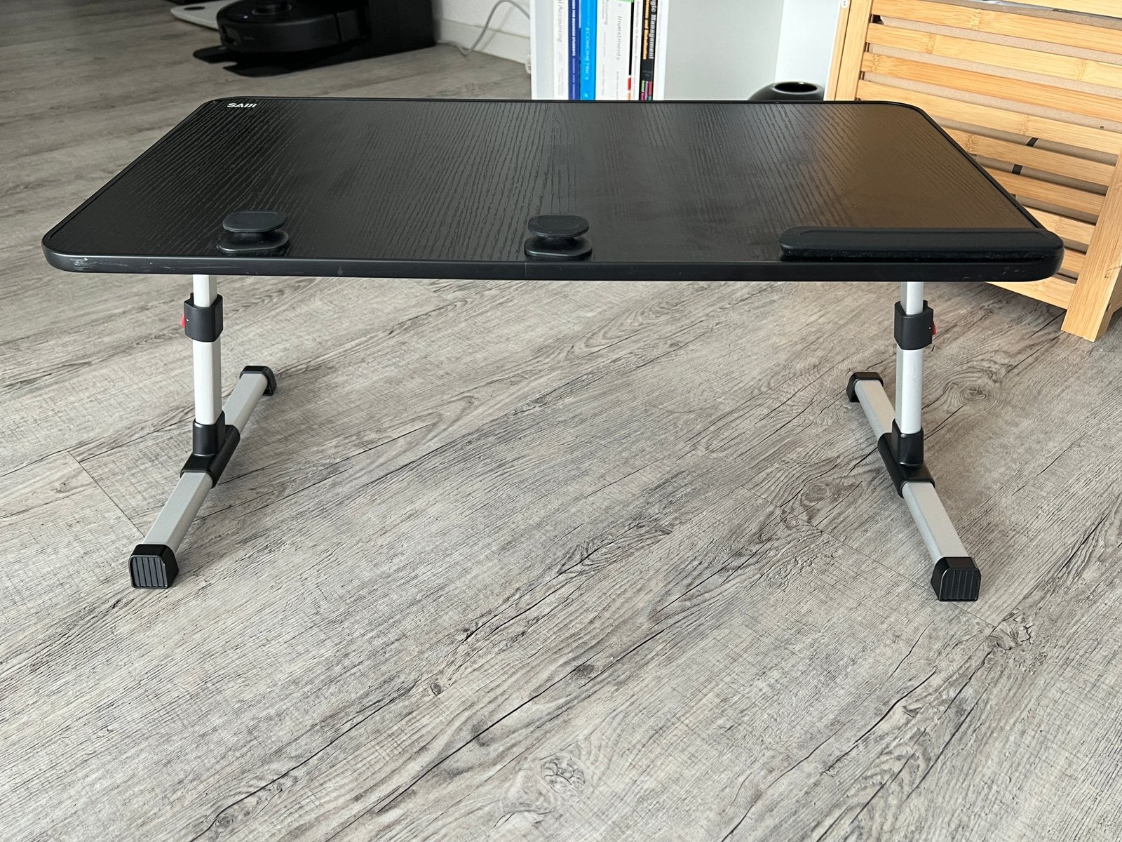 SAIJI Verstelbare Laptoptafel / Bedtafel– Opvouwbaar –, Ophalen, Zo goed als nieuw, Zwart