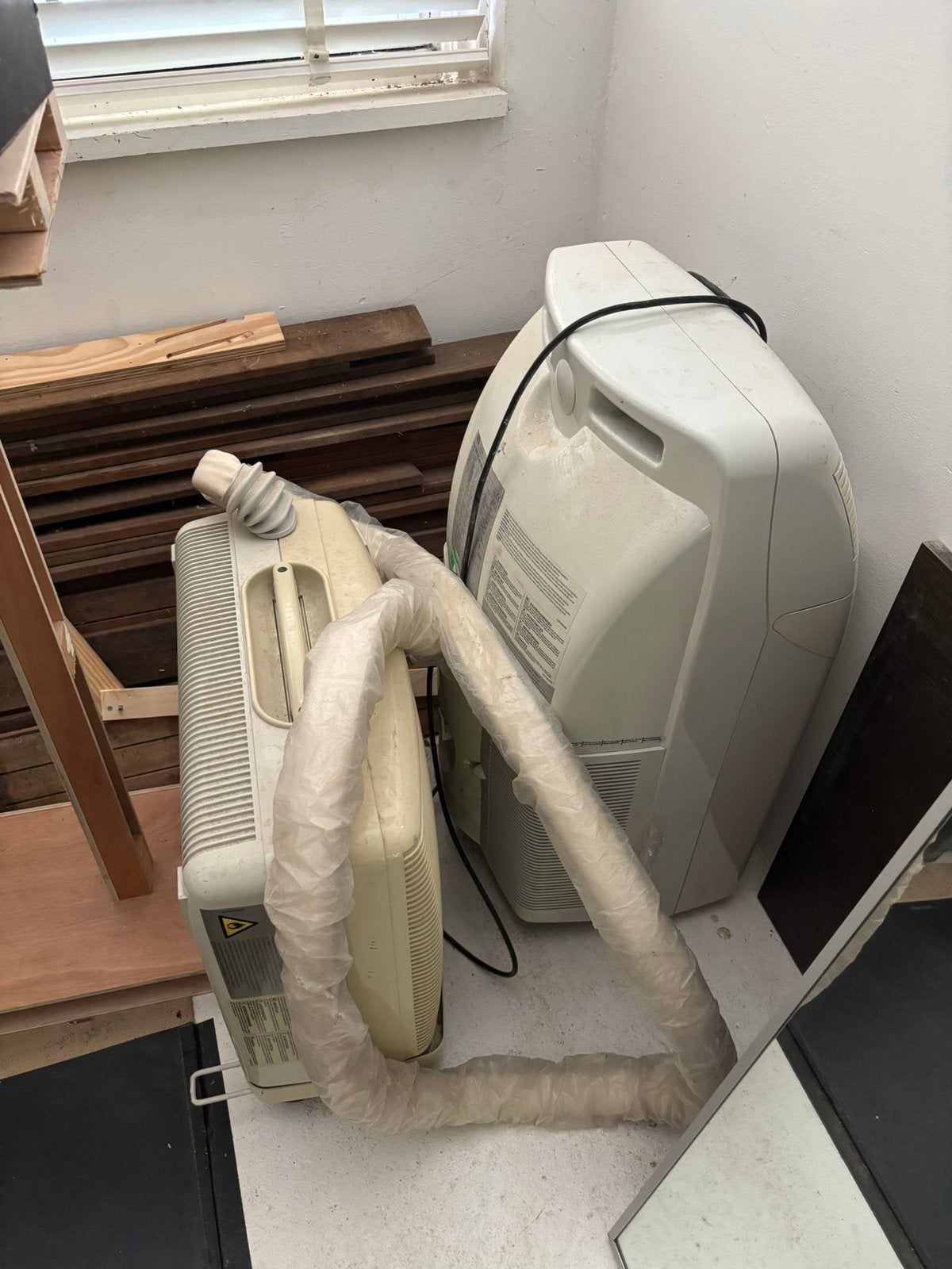 Airconditioning Delonghi, Witgoed en Apparatuur, Airco's, Ophalen, Minder dan 60 m³, 3 snelheden of meer, Zo goed als nieuw