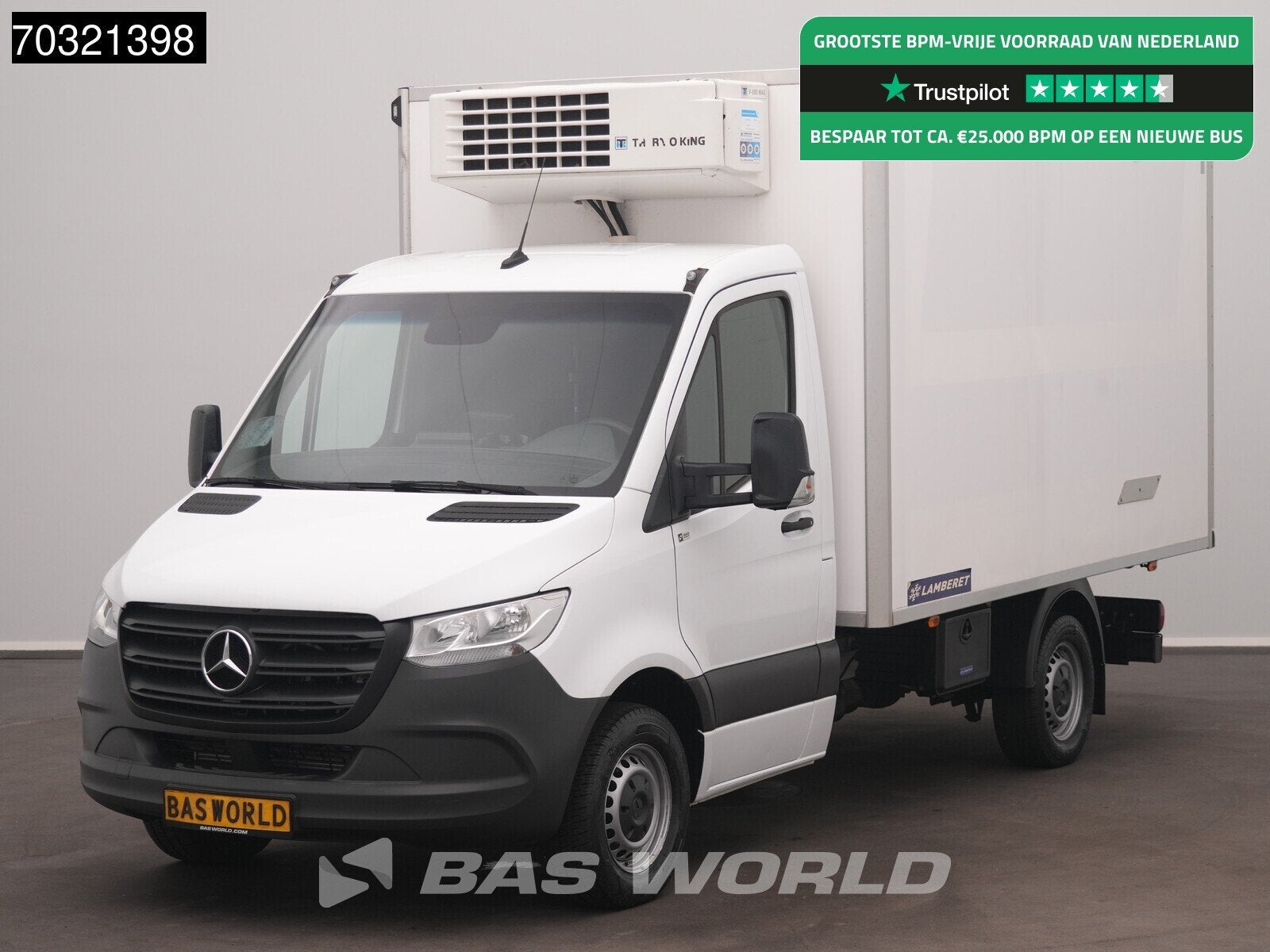 Mercedes Sprinter 316 CDI Automaat Koel/Vrieswagen -10 Lambe, Automaat, Stof, Gebruikt, Euro 6