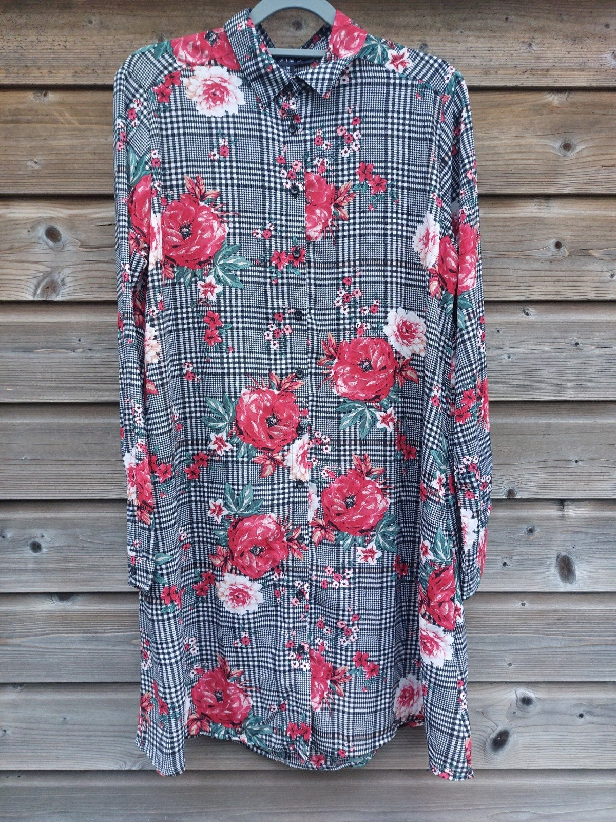 Bewerkte blouse tuniek jurk Amisu maat S/36 nieuw, Verzenden