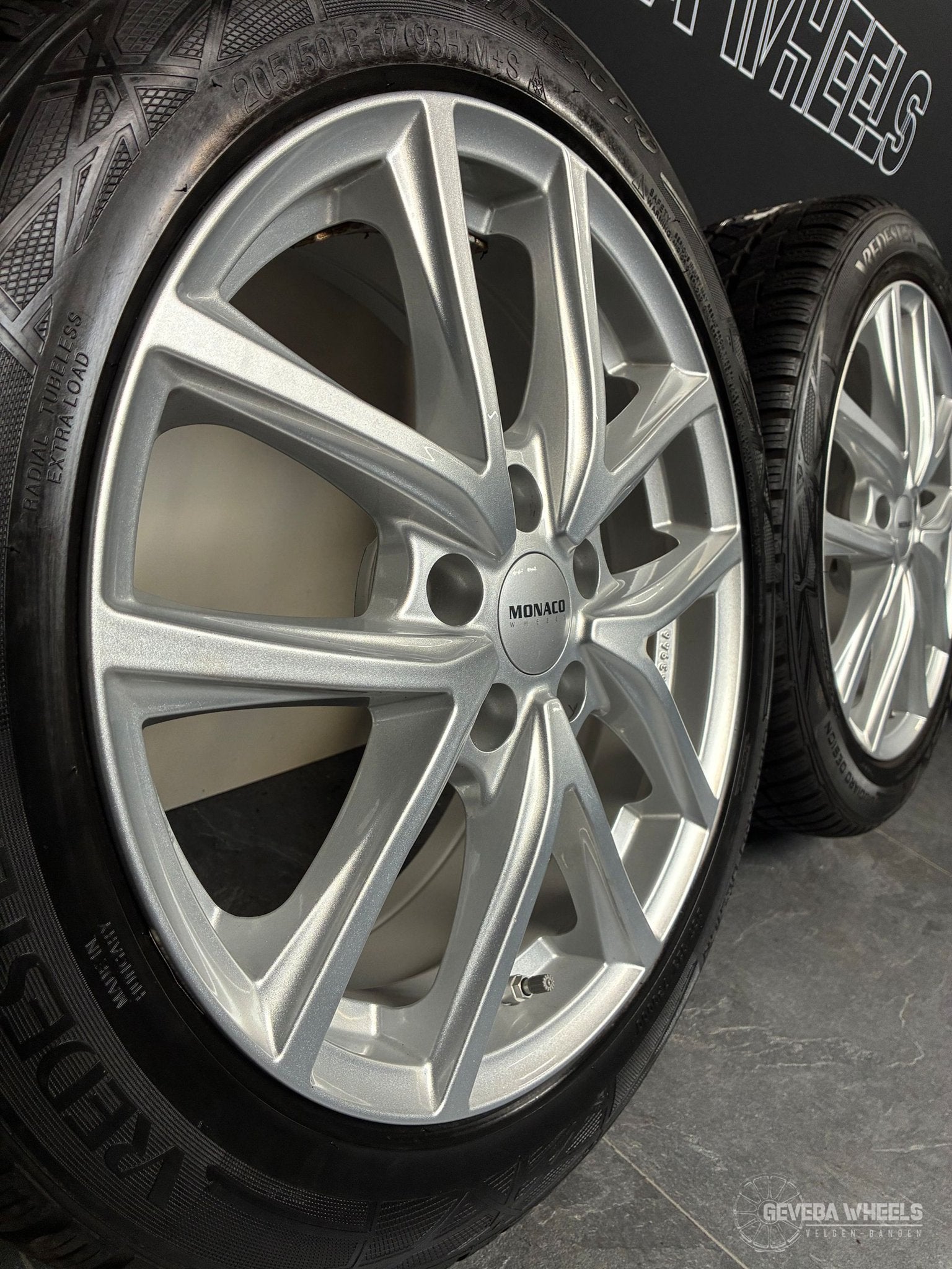 17” Renault megane VI sport velgen + winterbanden 5x112 TPMS, Auto-onderdelen, Gebruikt, -, -, Banden en Velgen