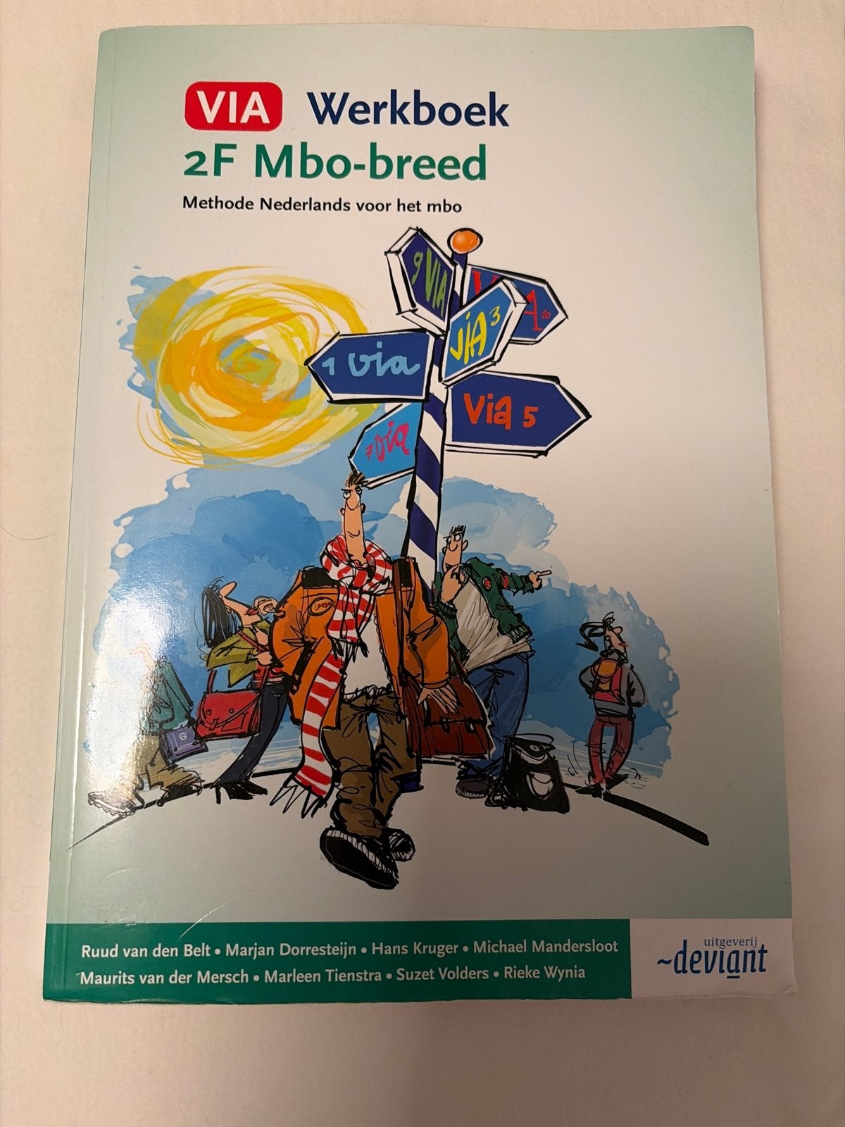 VIA Werkboek 2F Mbo-breed - Methode Nederlands, Ophalen of Verzenden, Alpha, Gelezen, MBO