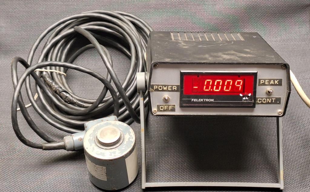 Goedwerkende 2.5 ton loadcell met uitleesapparaat (gecheckt), Ophalen of Verzenden