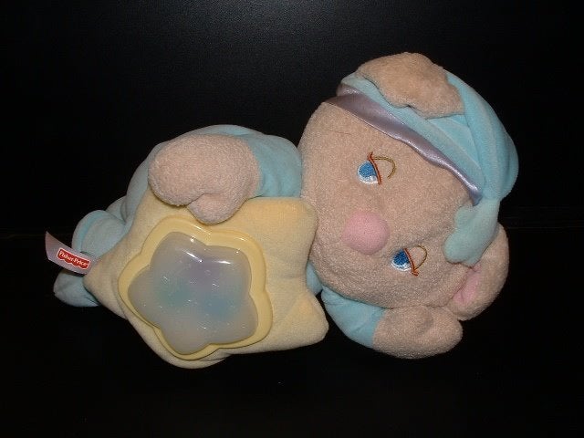FISHER PRICE BEER LIGGEND FLEECE BEIGE MET MINTGROEN, Ophalen of Verzenden, Nieuw, Overige typen