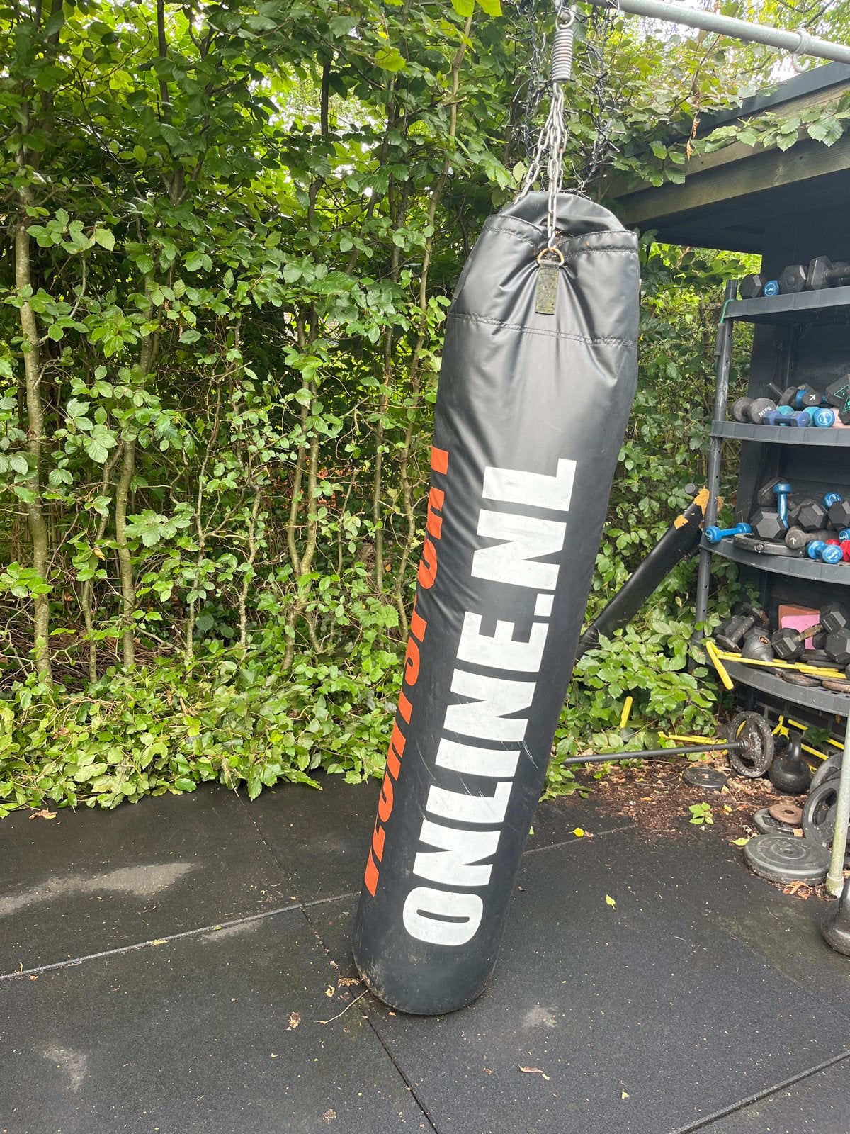 Bokszak Vechtsport Online 180 cm - Zo goed als nieuw, Ophalen, Zo goed als nieuw, Vechtsportmateriaal