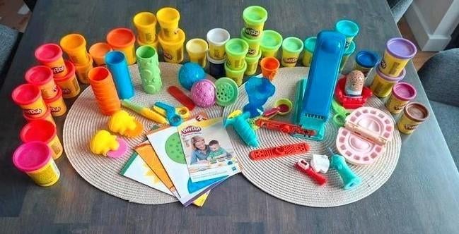 Giga set Play doh klei en toebehoren in goede staat kapper, Kinderen en Baby's, Speelgoed | Educatief en Creatief, Ophalen of Verzenden