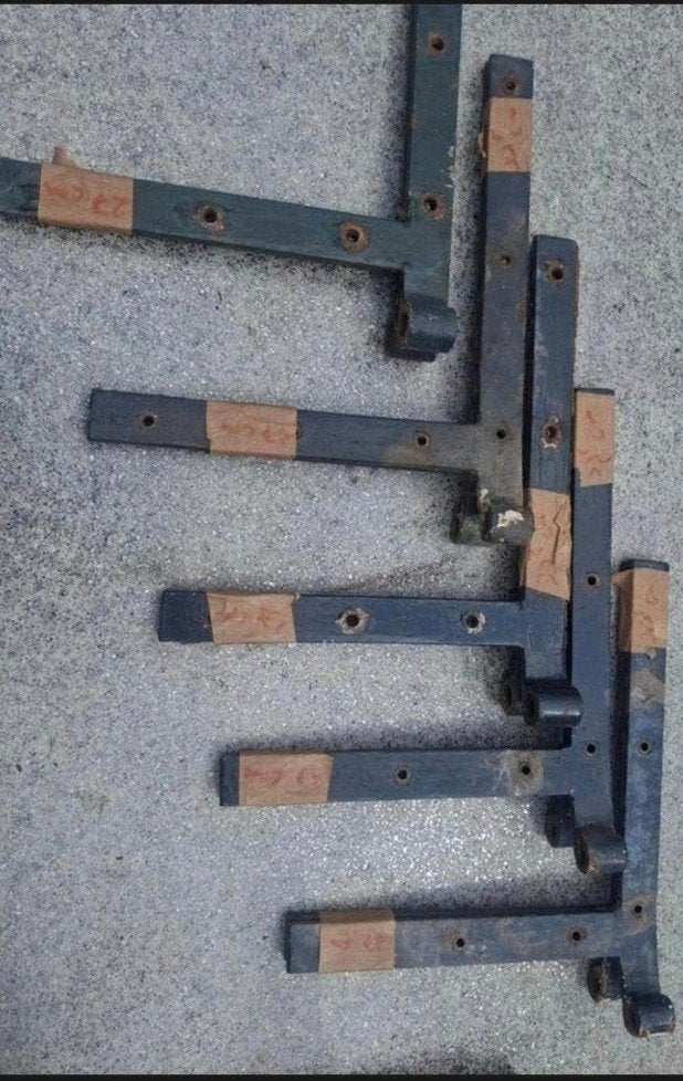 Set van 10 gebruikte gehengen 27.5 x 33.5 cm, Ophalen, Gebruikt, Overige typen