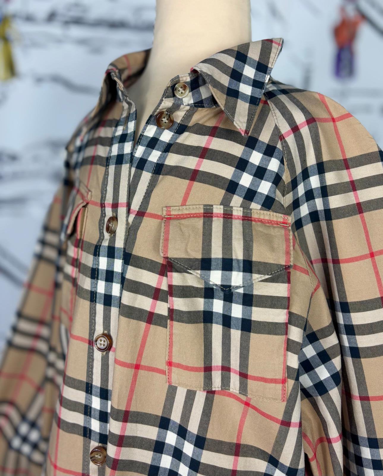 Burberry meisjes overhemd jurk maat 8 (380 euro), Burberry, Meisje, Customercare@burberry.com, Burberry EU