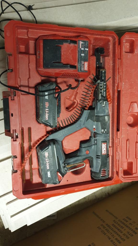 Schroefmachine repeteer, Ophalen of Verzenden, Gebruikt, Boor- en Schroefmachine