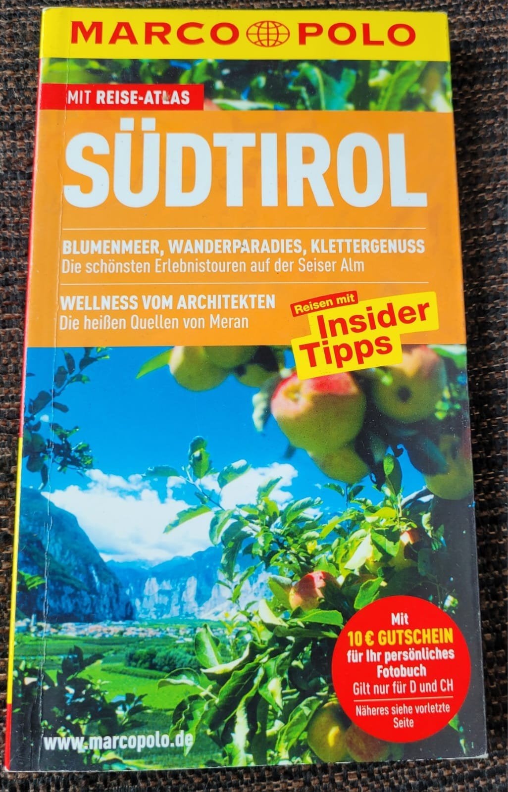 Marco polo gids südtirol zuid tirol duitstalige duits, Europa, Ophalen of Verzenden, Zo goed als nieuw, Reisgids of -boek