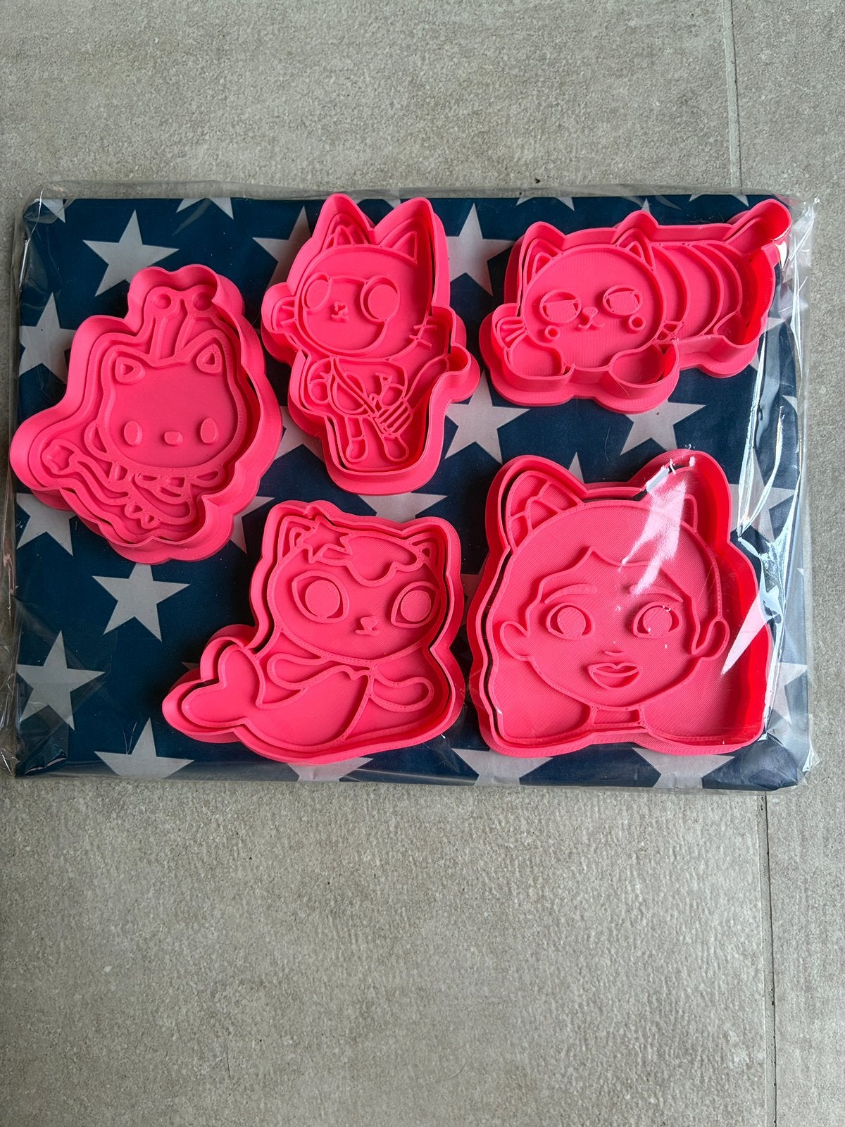 Gabby dollhouse koekjes vormen (roze), Ophalen of Verzenden, Nieuw, Jongen of Meisje