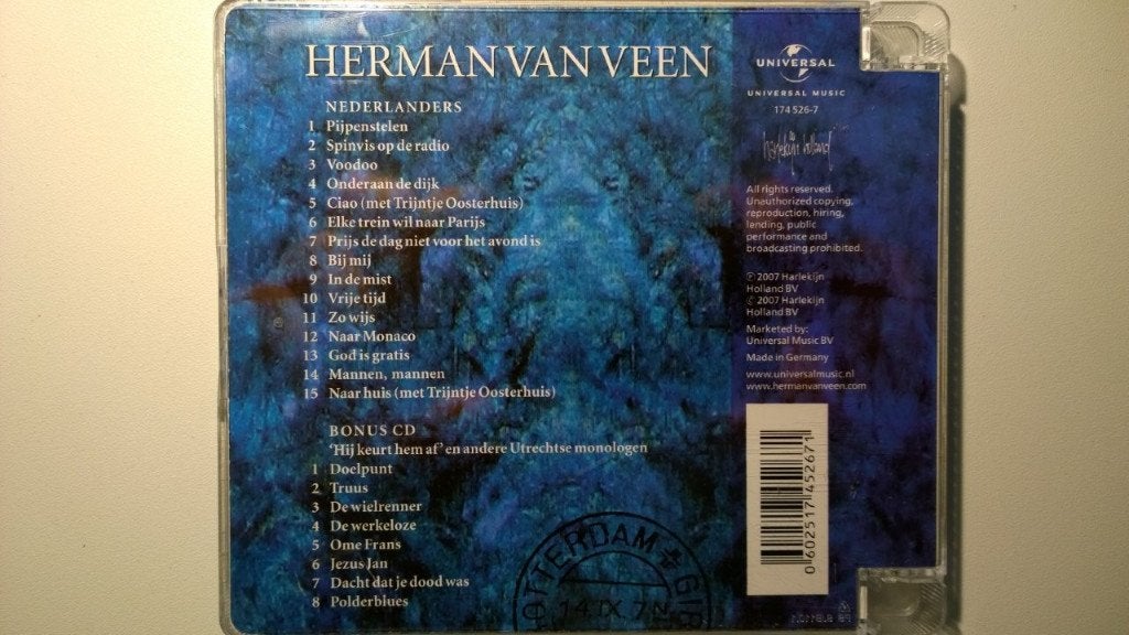 Herman van Veen - Nederlanders, Cd's en Dvd's, Ophalen of Verzenden, Zo goed als nieuw, Pop, Album