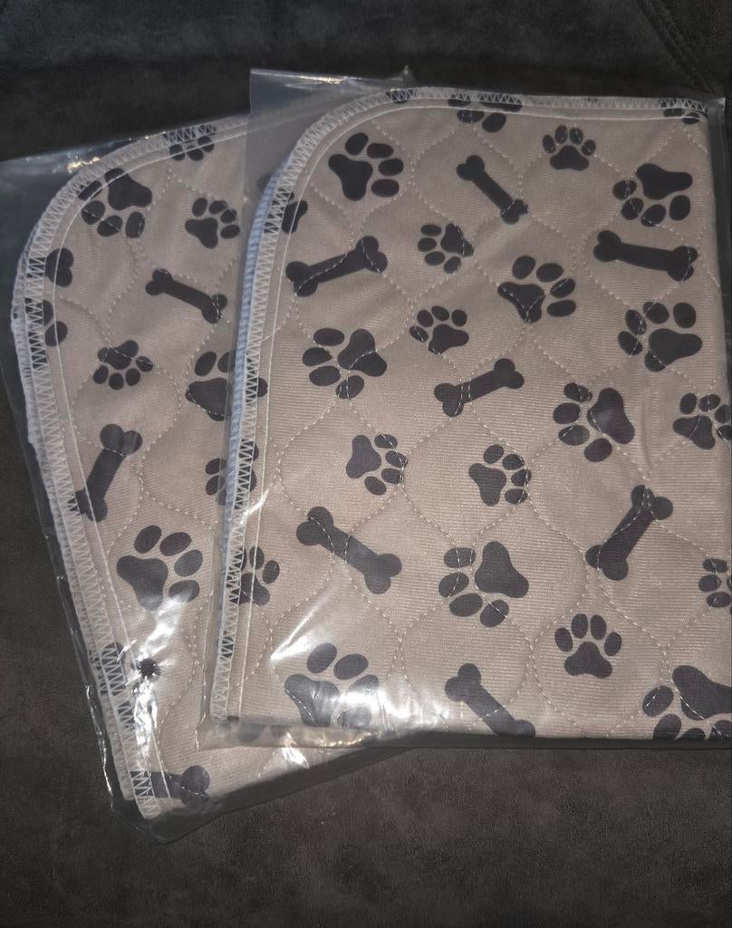 Set van 2 wasbare trainingsmatten voor hond. Plasmatten hond, Dieren en Toebehoren, Honden-accessoires, Ophalen of Verzenden, Nieuw