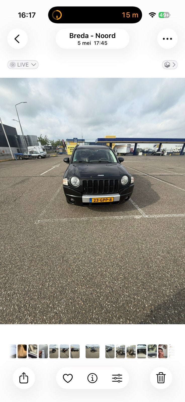 Jeep Compass 2.4 2008 Zwart, Auto's, Jeep, Particulier, Compass, 4x4, Airbags, Airconditioning, Alarm, Centrale vergrendeling