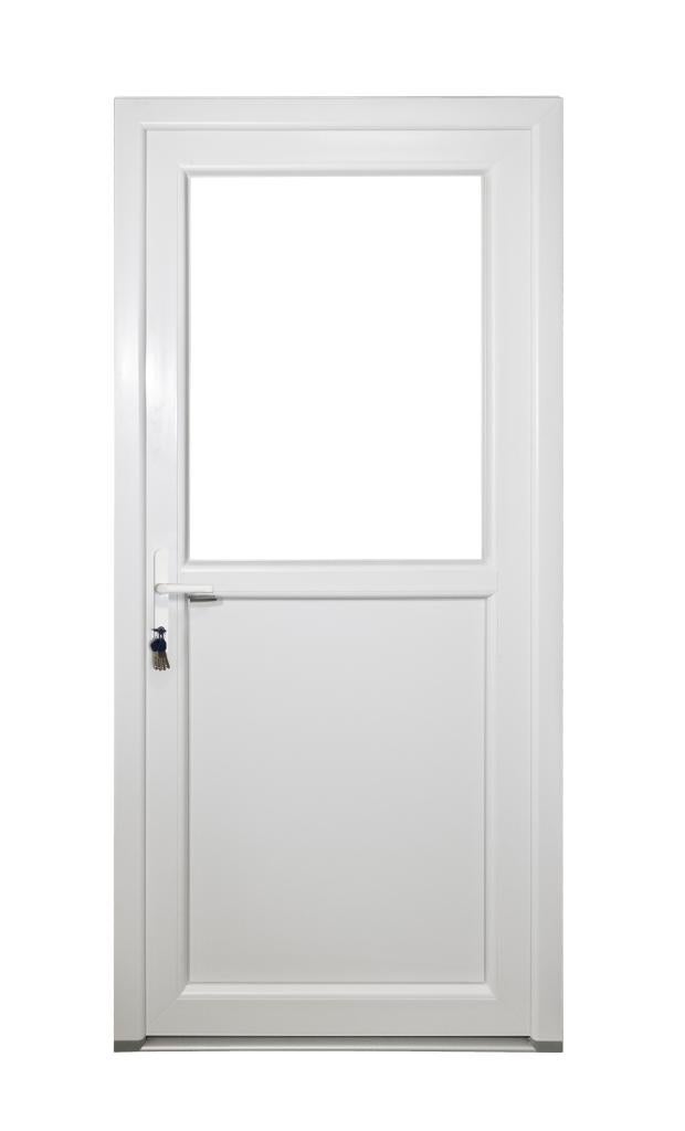 Deur 1/2 glas Antraciet RAL 7016 98x215, Niet ingevuld, 80 tot 100 cm, Niet ingevuld, Nieuw