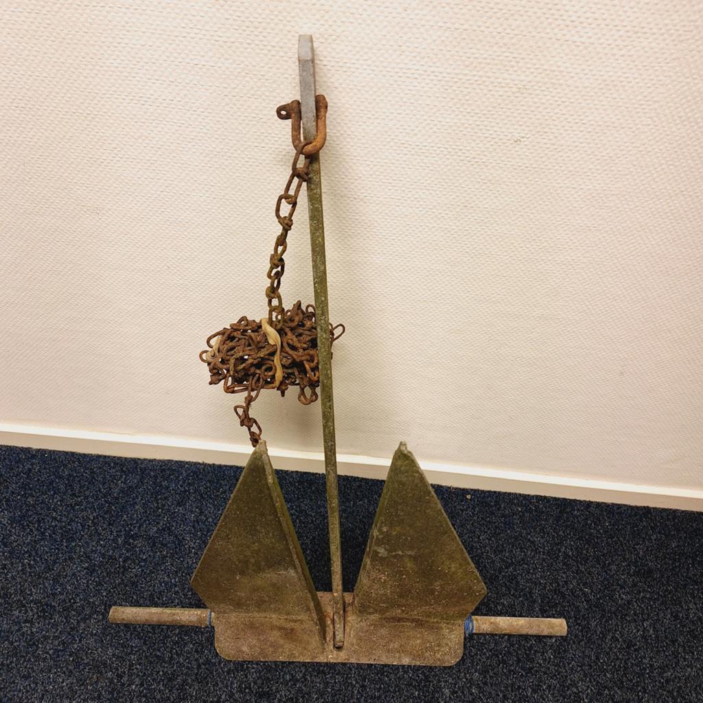 Zwaar Anker + Ketting, Ankeren en Afmeren, Gebruikt, ., Ophalen of Verzenden