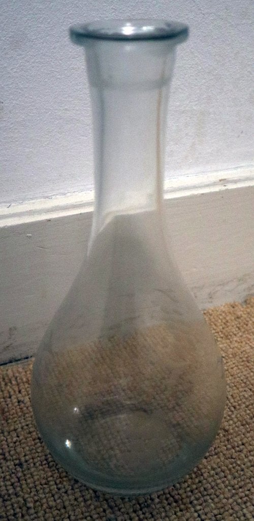 Glazen wijnkaraf / decanteerkaraf helder glas, Ophalen