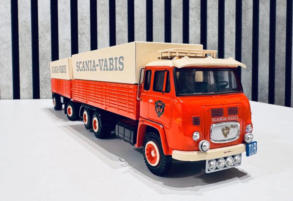 Scania Vabis 2007 Tekno 1:50 (55647), Hobby en Vrije tijd, Modelauto's | 1:50, Ophalen of Verzenden, Zo goed als nieuw, Bus of Vrachtwagen