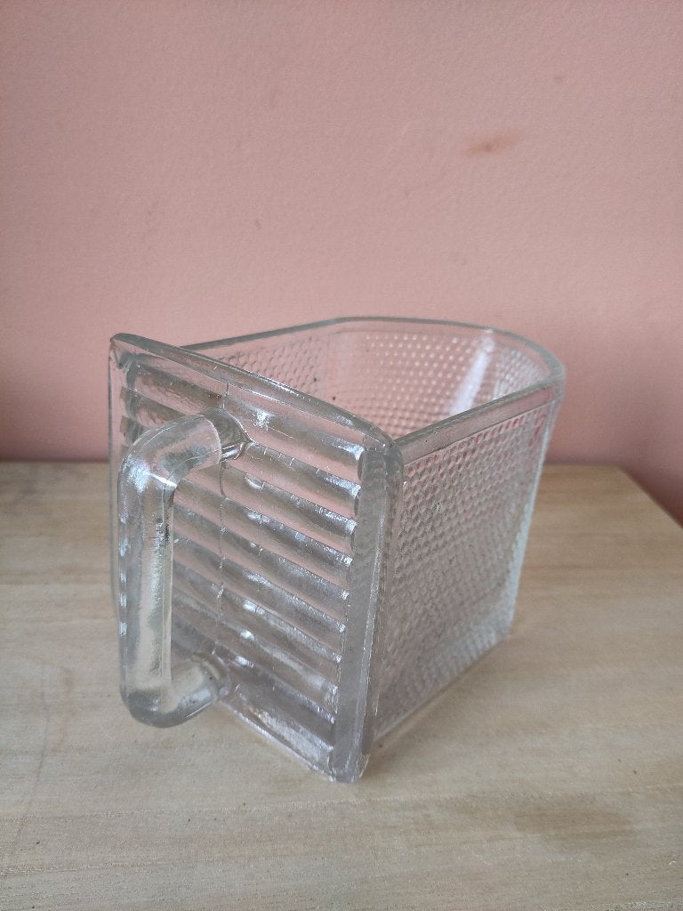 Weck Gruttersbakje Geperst Glas Geribbeld, Ophalen of Verzenden, Overige merken, Glas, Overige typen