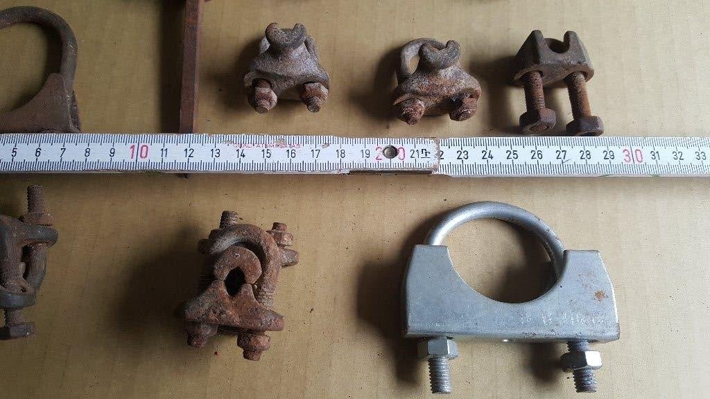 Buisklem buisklemmen diverse maten tot buizen van 50 mm, Ophalen of Verzenden, Gebruikt, Overige typen