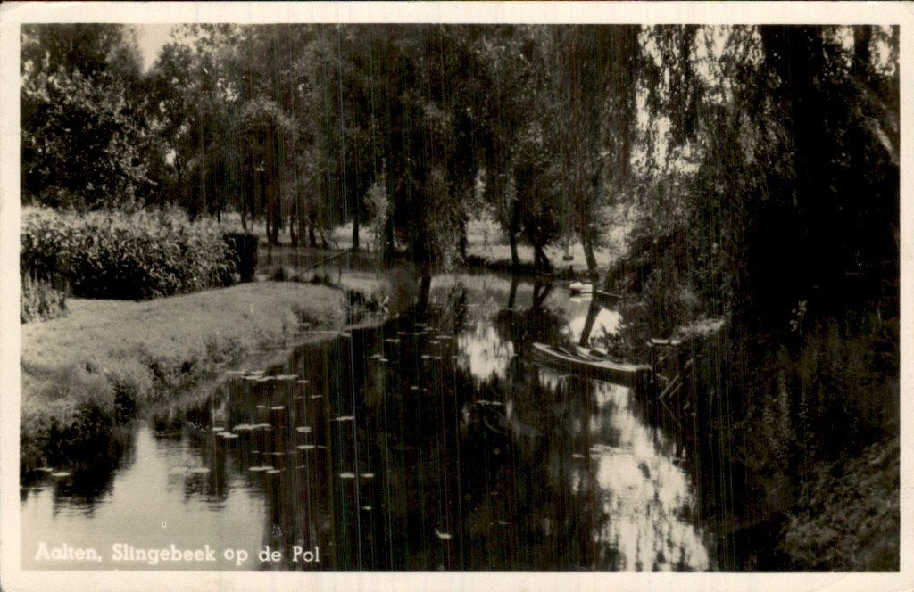 Aalten - Slingebeek - op de Pol, Ophalen of Verzenden, 1940 tot 1960, Gelopen, Gelderland