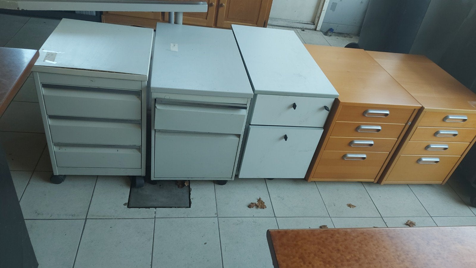 5x Buro Lade Kastjes - Diverse Modellen, Huis en Inrichting, Kasten | Ladekasten, Minder dan 50 cm, Gebruikt, Modern, Functioneel