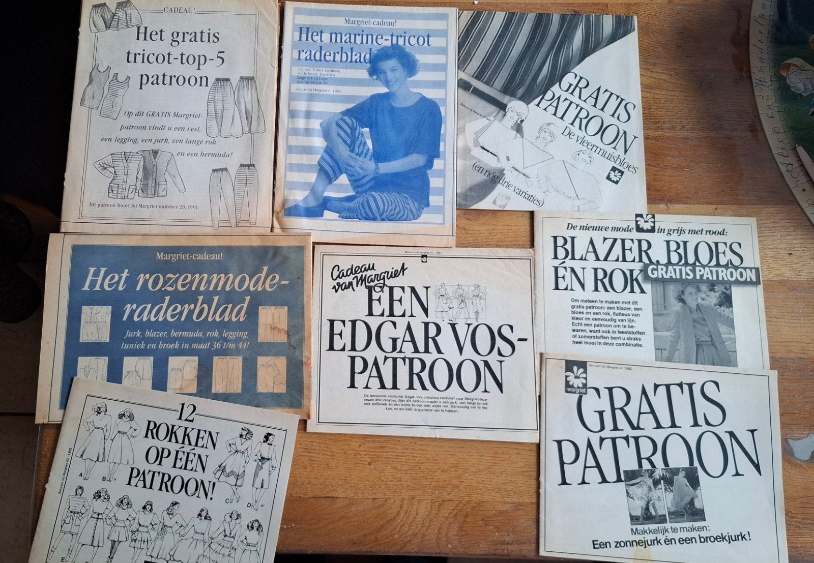 Diverse patronen: Margriet, Edgar Vos, gratis patronen, Gebruikt, Vrouw, Ophalen of Verzenden, Broek