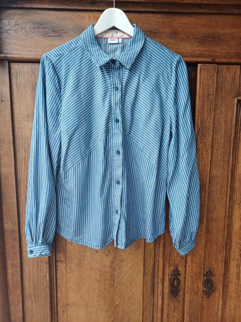 Blouse van Numph, Maat 38/40 (M), Blauw, Ophalen of Verzenden, Numph