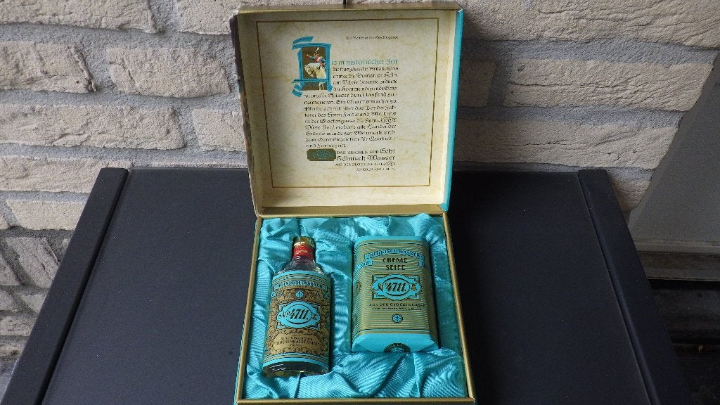 mooi retro doosje eau de cologne 4711 en zeep, Verzamelen, Retro, Ophalen of Verzenden, Overige typen
