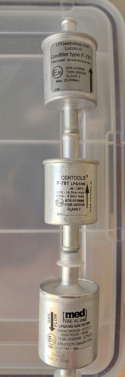 Originele LandiRenzo MED Filter FL-ONE 14mm Gasfilter, Ophalen of Verzenden
