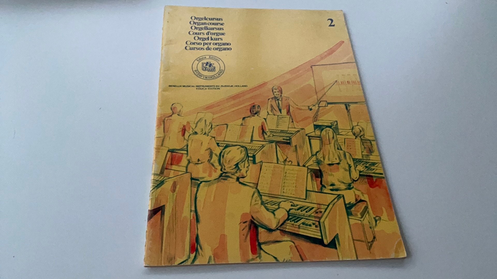 Orgelboek, orgelcursus deel 2 voor beginners,educa edition, Ophalen of Verzenden, Les of Cursus, Klassiek