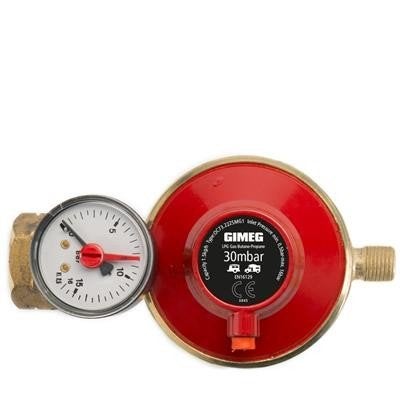 Gimeg instelbare gasdrukregelaar 0-4bar kombi X 3/8 inch, Ophalen of Verzenden, Nieuw