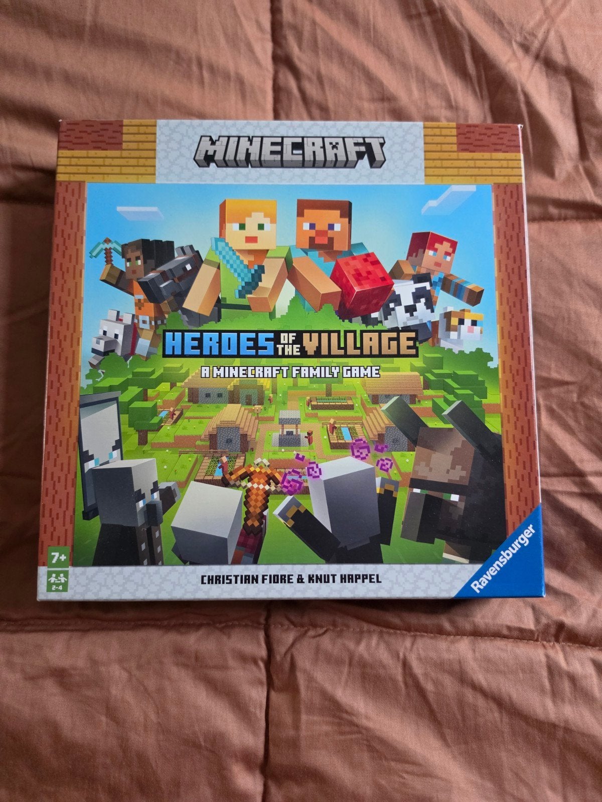 Minecraft Heroes of the Village - Familie Bordspel, Drie of vier spelers, Ophalen of Verzenden, Zo goed als nieuw, Ravensburger