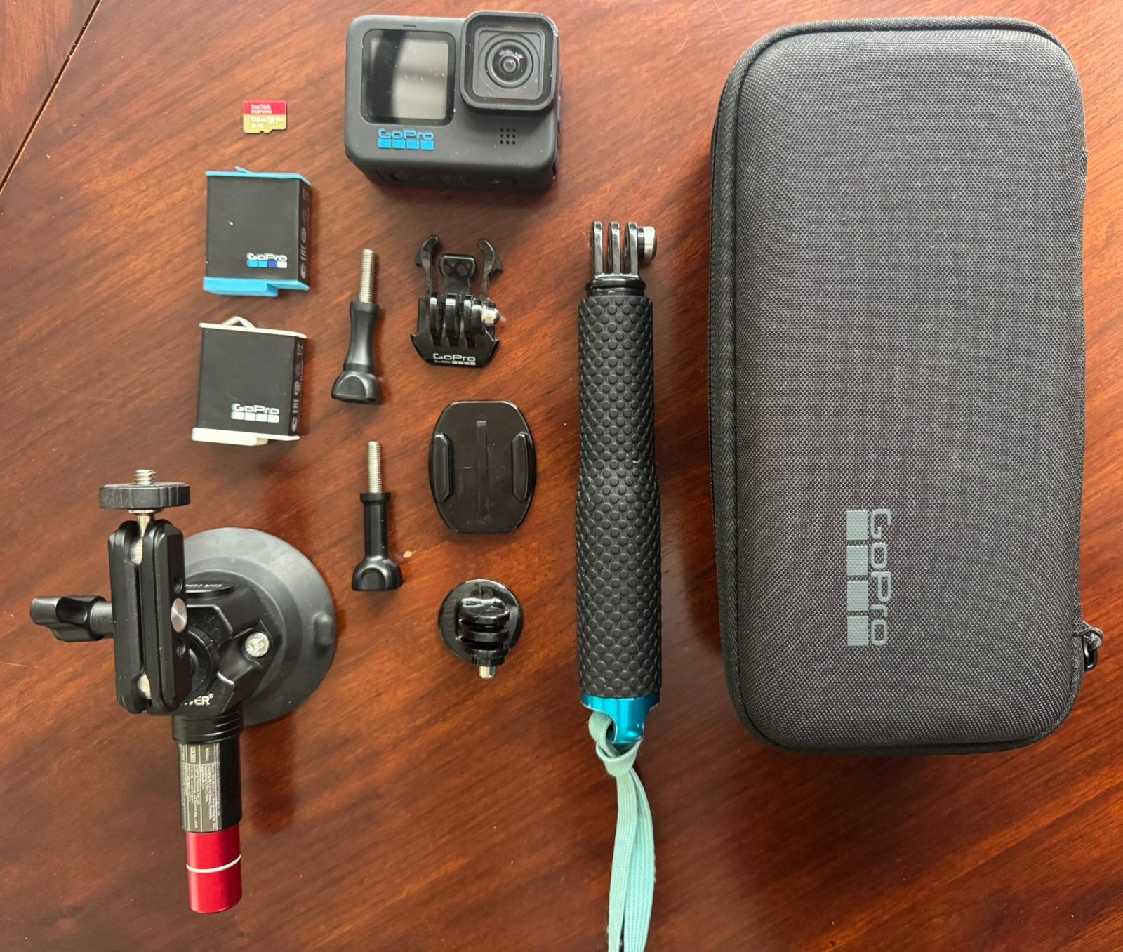 GoPro Hero 10 Black + Accessoires, Ophalen of Verzenden, Gebruikt, GoPro