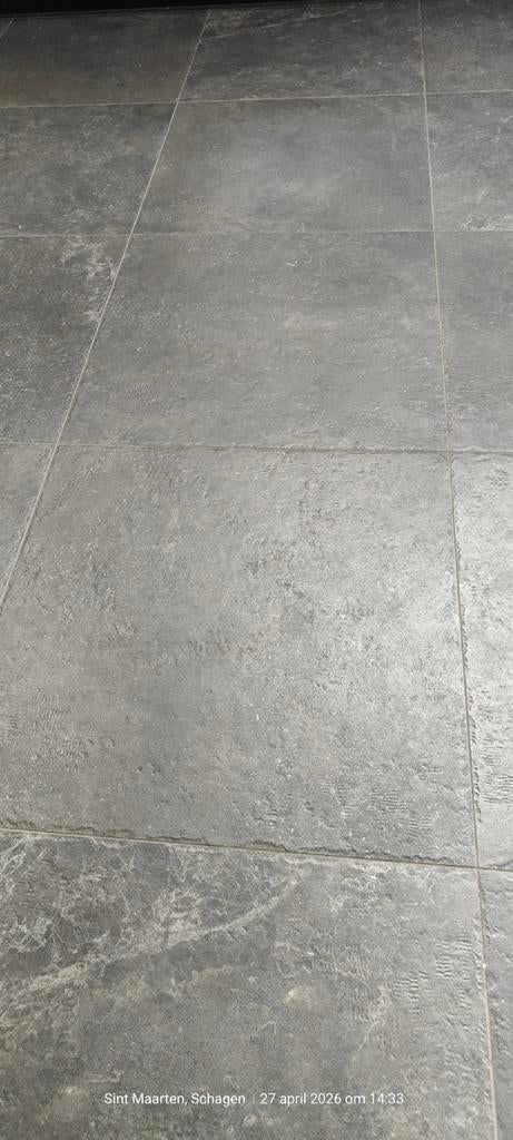 11 Voertegels Padana Manhattan Queens grijs 90x90 + stroken, Ophalen, 60 cm of meer, Nieuw, 10 m² of meer