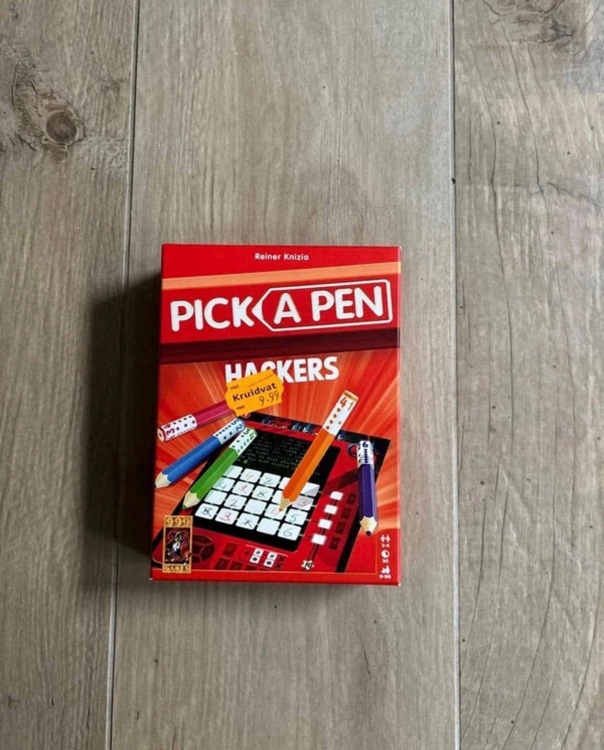 Pick a Pen Hackers - Nieuw spel van 999 Games, Drie of vier spelers, Verzenden, Nieuw
