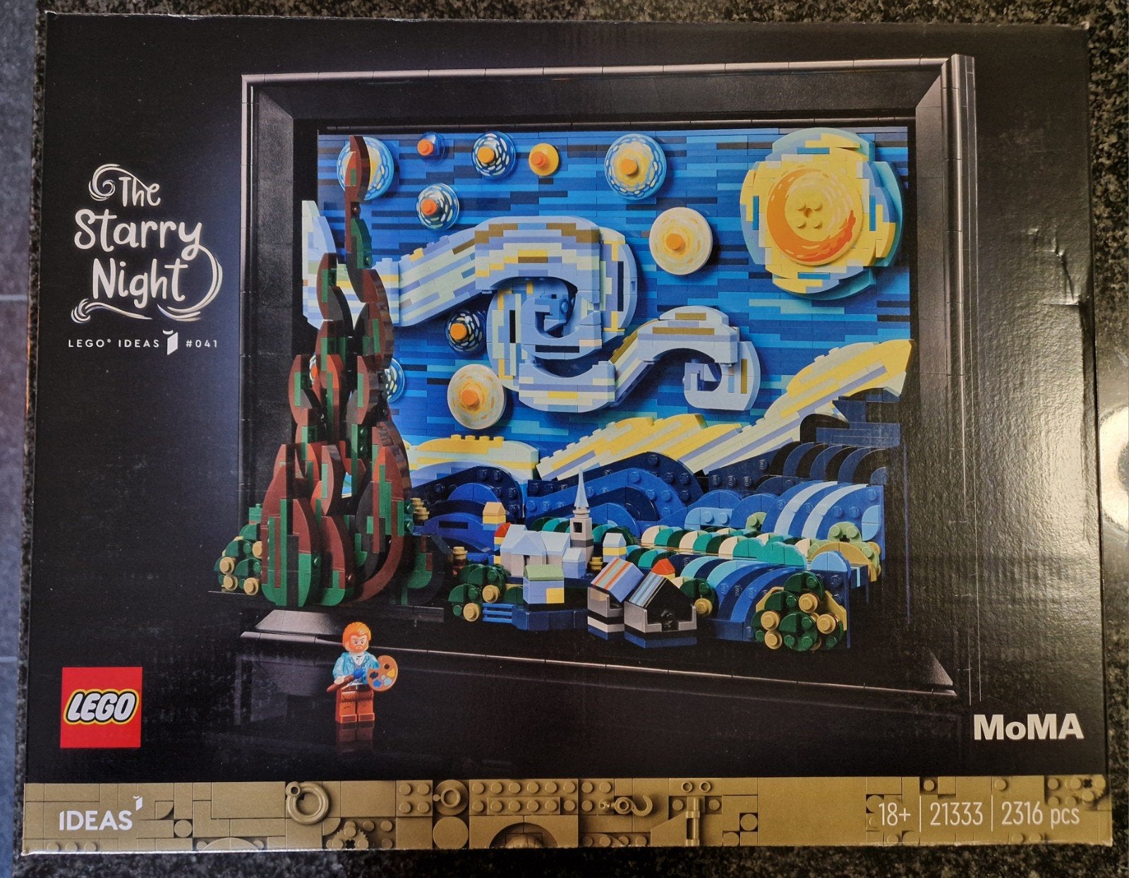 Lego Ideas Vincent van Gogh - De sterrennacht 21333 sealed, Lego, Nieuw, Ophalen of Verzenden, Ideas