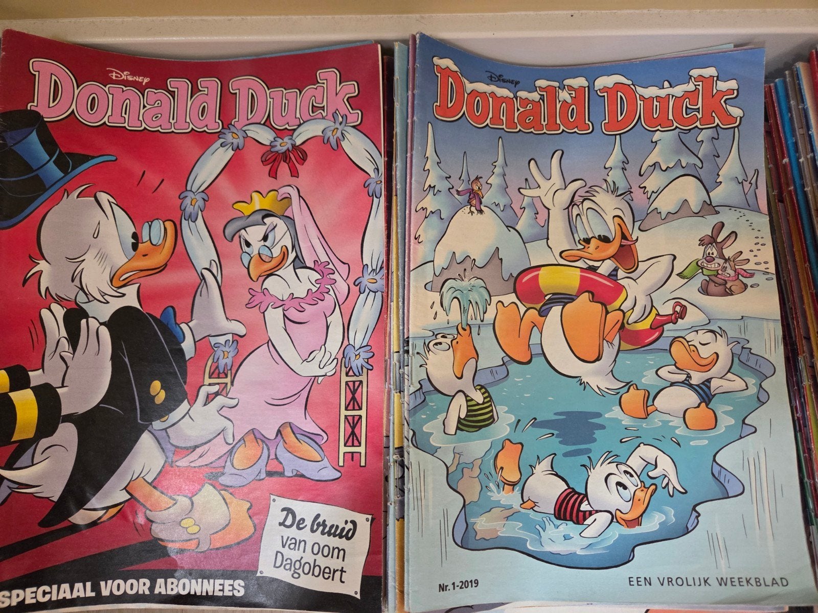 Donald Duck Jaargang 2019 + 2 extra specials, Complete serie of reeks, Ophalen, Gelezen